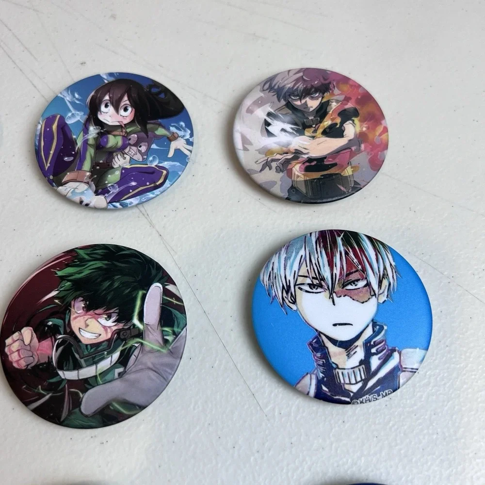 My Hero Academia‎ Japanese Anime Pin Badge Lot Of 20 Animation 2.25